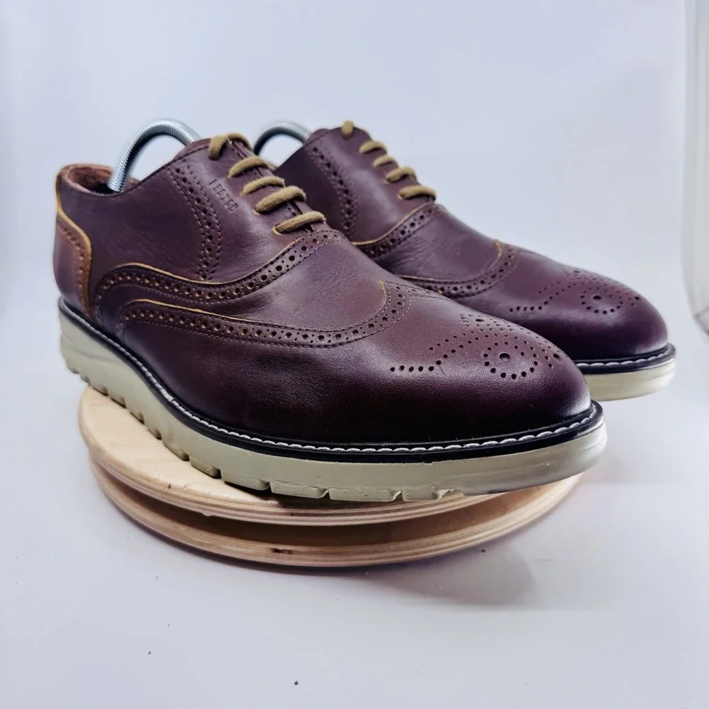 Proxon Volta Steel Toe‎ Derby Oxford Dress Shoes Men's 11.5 Wingtip Executive